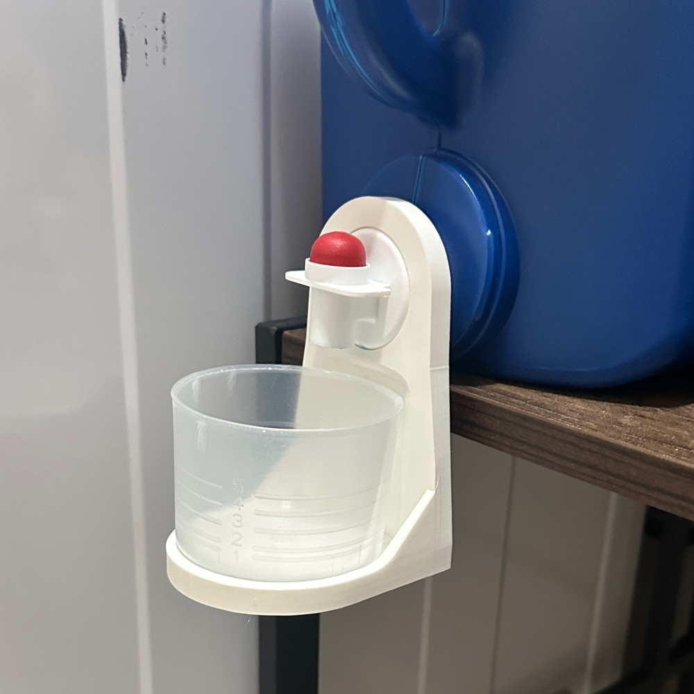 Detergent Cup Holder for Costco size soap.